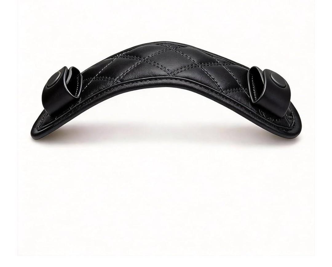 GIVLEFLY Small Shoulder Strap Pad for Purse & Tote Bags, Soft Cushion Protector with Anti-Slip Backing, Comfortable Support, Black