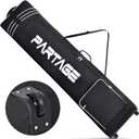 Partage Snowboard Bag with Wheels, Snowboard Bag for Air Travel, Adjustable Length Up to 170 cm, 600D Water Resistant Oxford -Black