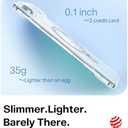 TORRAS for iPhone Air Case, Slim Magnetic Stand, Open-Edge Thin Frame Fit, Hard PC, Fit for MagSafe, Anti-Yellowing Phone Case for iPhone 17 Air, Daily Protection, Clear