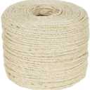 Golberg Twisted Sisal Rope (1/4 Inch x 1000 Feet)