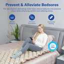 Alcedo Alternating Air Pressure Mattress Pad for Bed Sore and Ulcer Prevention, Hospital & Home Use Medical Mattress Topper for Bedridden Patient, Adjustable Ultra Quiet Pump and Waterproof Cushion | 75" x 35" x 0.02"