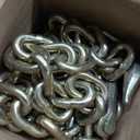 VULCAN Binder Chain with Grab and Sling Hooks - Grade 70 Standard Duty - 3/8 Inch x 8 Foot - 6,600 Pound Safe Working Load