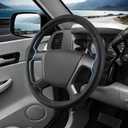 Steering Wheel Cover for Chevy Silverado 1500 GMC Sierra 1500 2007-2013/2500 3500 Chevrolet Tahoe Suburban Yukon (Yukon XL) 2007-2014/ Traverse 2009-2017/ GMC Sierra 2500HD 3500HD 2008-2014