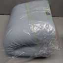 Memory Foam Contour Pillow - Cooling Cervical Neck Pillow for Sleeping - Patented Ergonomic 2 Heights Design Contour Pillow for Side Back Stomach Sleepers (Light Blue) (Standard Size/ Blue)