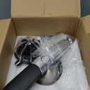 Electric Orange Juicer, Citrus Juicer Squeezer with 2 Cones and Soft Grip Handle for Effortless Juicing, Stainless Steel Quiet Orange Juice Extractor Machines for Lime Grapefruit Lemon (Black)