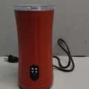 Milk Frother, Upgraded 4-in-1 Milk Frother and Steamer, Hot and Cold Foam Maker and Milk Warmer with Temperature Control & Auto Shut-Off, Frother for Coffee, Latte, Cappuccino, Matcha (Red)