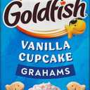 Goldfish Grahams Vanilla Cupcake Baked Grahams, 6.6 Oz Bag (EXP 11/08/26)