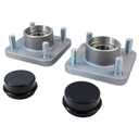 Front Wheel Hubs Bearing Kits JG5-WF511-10-00 Replacement for Yamaha G2 G8 G9 G14 G16 G19 G22 G29 Drive Golf Cart JG5-WF511-00 (Pack of 2)