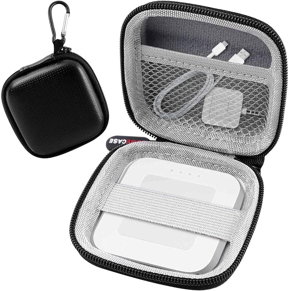 COMECASE Chip Card Reader Scanner Case, Hard Carrying Bag Holder Fits Square A-SKU-0485 Contactless Reader with USB Charge Cable for EMV Chip Cards/Apple Pay/Android Pay - Black