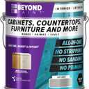 Beyond Paint Furniture, Cabinets and More All-in-one Refinishing Paint Gallon, No Stripping, Sanding or Priming Needed, Soft Gray (BP23)