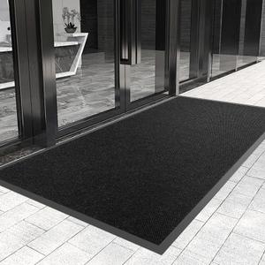 Front Door Mat 36" x 60" Custom Sizes,Heavy Duty Doormat for All Weather,Waterproof Rubber Backing Low Profile Indoor Entrance Outdoor Mats,Commercial Floor Mats for High Traffic Area