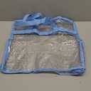 Clear Bag for Stadium Events Clear Tote Bag 12612 for Concert,Sport,Festival (Sky Blue)