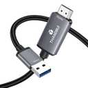 USB to HDMI Adapter Cable 6FT, 1080P 60Hz USB A 3.0 to HDMI Adapter for Monitor, TV, Projector, Compatible with Mac OS Windows 7/8/10/11 - Requires Driver Installation