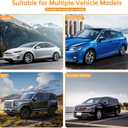 Car Windshield Snow Ice Cover, Magnetic Windshield Cover for Ice and Snow with Side Mirror and 5 Layers Protection, Windshield Sun Shade Foldable or Most Standard Cars, SUV