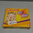 Busy Board with 19 LED Light Switches, Montessori Toys for 1 2 3 Years Old, Wooden Sensory Board, Toddlers Activity Travel Toys for 1 2 3 Year Old Boy & Girl Birthday Gift (Big)