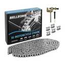 #35 Roller Chain 10 Feet -320 Links #35 Chain with Chain Breaker & 5 Connecting Links for Go Karts, Motorcycles, Mini Bikes, Bycicles, Other Home and Industrial Machinery