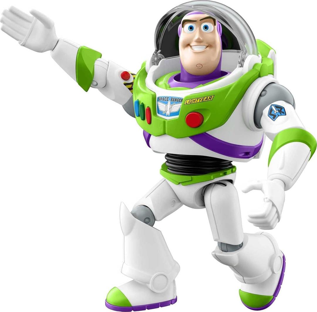 Mattel Disney Pixar Toy Story Action Chop Buzz Lightyear Authentic Figure 10 Inch, Movie Collectable, Karate Action & 20 Plus Phrases