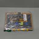 BOEN 1/2" Drive Impact Lug Nut Socket Set, 4 Pieces Non-Marring Thin Wall Wheel Protector Nut Socket, Metric (17, 19, 21, 22) mm, Color-Coded and Embossed and Painted Marking, CR-MO Steel