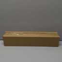 AmoiChic Adhesive Wall Mounted Pot Pan Rack, Kitchen Wall Mounted Detachable Pan Lid Utensils Organizer Hanging Rail with 8 Hooks for Kitchen Bathroom Bedroom,17.7''