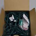 C7 Multicolor Christmas Lights Outdoor, 26Ft Vintage 5W Incandescent Christmas String Lights with 27 Ceramic Light Bulbs, Hanging Old Fashioned Xmas Decor Lights for Party Holiday Backyard Wedding