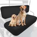 ZIDIYORUO Mule Bench Seat Cover Compatible with Kawasaki Mule 3000 3010 3020 4000 4010 (2001-2023 2025), Fabric Waterproof UTV Seat Cover Set for Mule Seat Accessories Parts, Waterproof, Easy-Clean