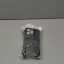 GUNPRIO Case for iPhone 14 Pro, Thin Slim Stylish Ripple Pattern Design, iPhone 14 Pro Protective Cover 6.1 inch, Black, Pack 4