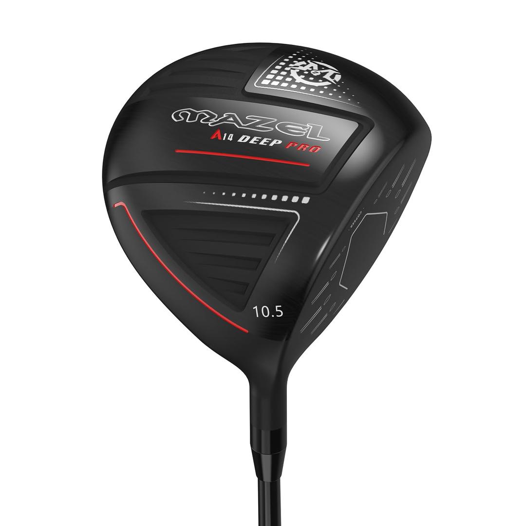 MAZEL 460CC Driver Golf Club for Men,Right Handed,10.5 Degree (Graphite (A14 Head), Regular, 10.5 Degrees, Right)