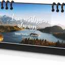 Small Desk Calendar 2026-2027, Bible Mini Desk Calendar (From January 2026 to June 2027) Flip Desktop Standing Calendar, Monthly Planner Cute Calendar, School Home Office Supplies, 6.3" x 3.1"