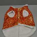 SEIS New Year Bulldog Coat Dog Cheongsam Costume Winter Pet Clothes of The Tang Dynasty Warm Vest Outfit for Cats Teddy Bichon Small Medium Dogs (Red, XXL (Chest Circumference 26.7in))