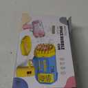 2 Bubble Gun with 2 Bottles Refill Solution for Kids, 40-Hole Light Up Bubble Machine for Toddlers 1-3, Bubble Blaster Maker, Party Favors Toys for Boys Girls 4-8 Birthday Gifts