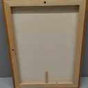 Natural Wood Photo Frames Inspired Tabletop Picture Frame with Mat, Vertical or Horizontal Display (Teak, 12x16 matted to 8.5x11)