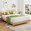 EGOHOME 8 Inch Queen Mattress, Memory Foam Mattress in a Box with Cooling Green Tea Gel, Relieve Pressure with Medium Firm Support, CertiPUR-US Certified, 80''L x 60''W, White
