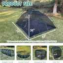 Pawtenda 6-in-1 Cat Tents for Outside, Portable Outdoor Cat Enclosures for Indoor Cats, Pet Play Cage with Tunnels for Outside, Outdoor Catio, Pet Playpen Including 3 Tents and 3 Tunnels
