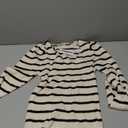 Zeagoo Women's Striped Long Sleeved V neck Shirt, Size M