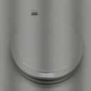 Mayfair Caswell Modern Slow Close Toilet Seat, Easy Clean Hinges and Durable Plastic Seat, Made in USA, Round, White