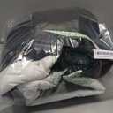 Zwurew Womens Winter Ski Suit Outdoor Sports Waterproof Snowsuit Fur Collar Ski Jumpsuit Coat (Medium, 01 Black)