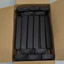 GUANJUNE Clothes Pants Hangers, Space-Saving Skirt Holders with 360  Swivel Hooks, Adjustable Clips, Trouser Hangers, Clothes Coat Garment Jeans Hangers (20 Pack, Black)