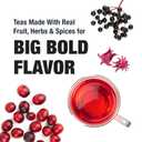 Tiesta Tea - Cranberry Hibiscus Rooibos Tea, Fireberry, Loose Leaf, Herbal Blend with Hibiscus, Cranberry, Currants, Rooibos, Enjoy Hot or Iced, 200 Cups in Resealable Pouch, 16 Ounce (EXP 11/13/27)