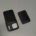 for iPhone 17 Pro Max Wallet Case Compatible with Magsafe, Magnetic RFID Blocking Card Holder Kickstand 2 in 1 Detachable Case for iPhone 17 Pro Max 6.9", Carbon Black