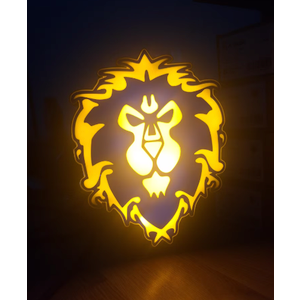 Alliance LED Lamp, World of Warcraft Lightbox