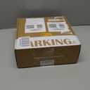 BARKING&MAD no Spill Water Bowl for Dogs 73.9oz (2.1L) - Anti-gulping, Slow Water Feed Dispenser for Large and Medium-Sized Breeds for Slow Drinking and Messy gulping Sloppy Drinkers (Azure Blue)