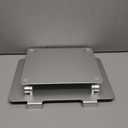 Lamicall Adjustable Laptop Stand, Portable Laptop Riser, Aluminum Laptop Stand for Desk Foldable, Ergonomic Computer Notebook Stand Holder for MacBook Air Pro, Dell XPS, HP (10-17.3'') - Silver