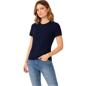 T-Shirts for Women | 100% Cotton Casual Short Sleeve Crew Neck T-Shirts for Women (Blue, XXXL)