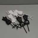 6pcs Dress Form Mannequin: 8.7in Mini Doll Gown Stand Display Support for Doll Dress Clothing Dollhouse Decoration