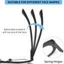 JM 3 Pack Oversized Cat Eye Reading Glasses for Women Funky Blue Light Flexible Cateye Readers