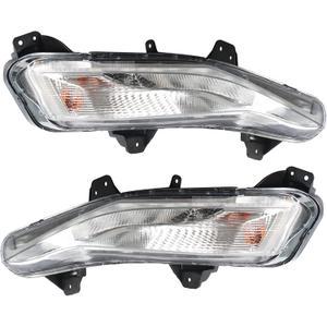 labwork Fog Lights Assembly Replacement for Malibu 2019-2024 Daytime Running Light Turn Signal Lamp Left+Right Side (Passenger & Driver Side)