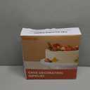 Kootek Cake Decorating Kit Baking Supplies Set Cake Turntable with 2 Frosting Straight Angled Spatula 3 Icing Smoother Scrapers Baking Accessories Tools for Beginners and Pros, White