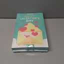 3 x 36 Pack Valentines Day Cards for Kids School  Adorable Die-Cut Animal & Food Classroom Valentines with Pink Envelopes & Stickers, 9 Cute Designs for Boys, Girls & Teachers