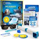 National Geographic Spy Science Kit - Kids Spy Activity Set, Complete 10 Secret Missions with Gadgets for Kids and Gear, Detective Kit, Science Kits, Pretend Play, Spy Halloween Costume