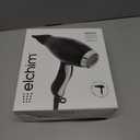 Elchim 3900 Healthy & Light Ionic Professional Dryers, Lightweight with 2 Concentrators Included, Multiple Color Options (Black/Silver)